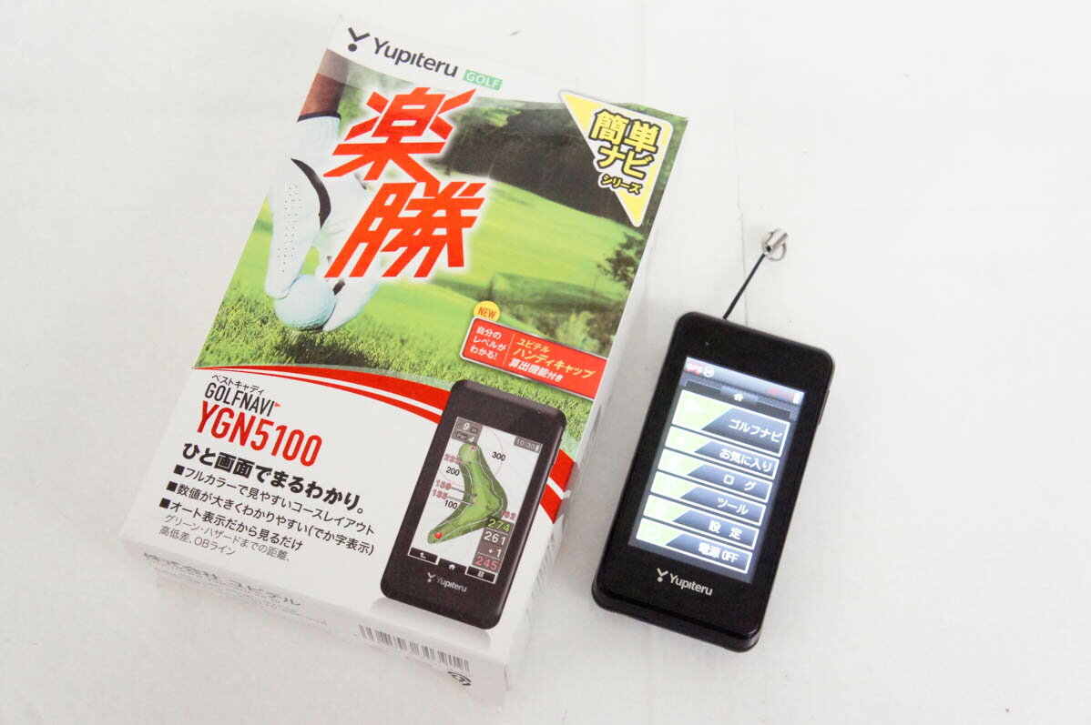 【中古】Yupiteruユピテル GOLFNAVI ゴルフナビ YGN5100