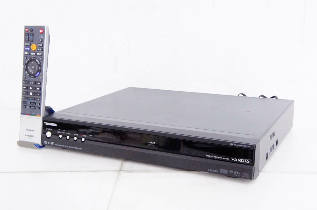 【中古】C 東芝 DVDレコーダー HDD300GB内蔵 D