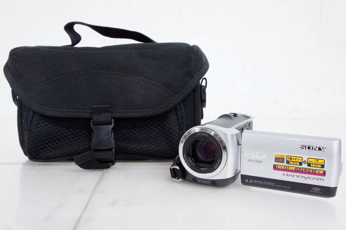 【中古】SONYソニー ハンディカムHandycam デジタルHDビデオカメラレコーダー HDR-CX120