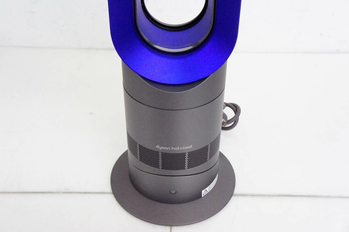 【中古】ダイソンDyson Hot+Coolホットアンドクール ファンヒーター エアマルチプライアー AM09 IB アイアン/サテンブルー 扇風機