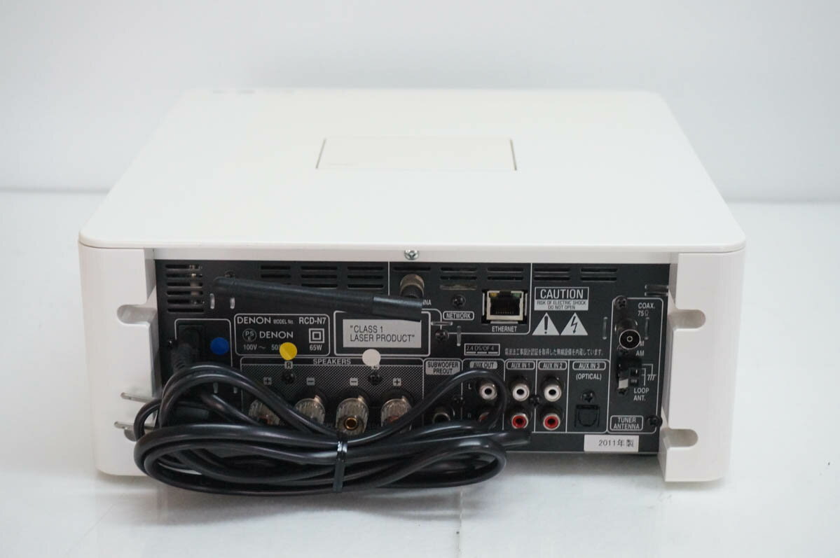 ����š�DENON�ǥΥ� �ͥåȥ��CD�쥷���С� RCD-N7 �ۥ磻��