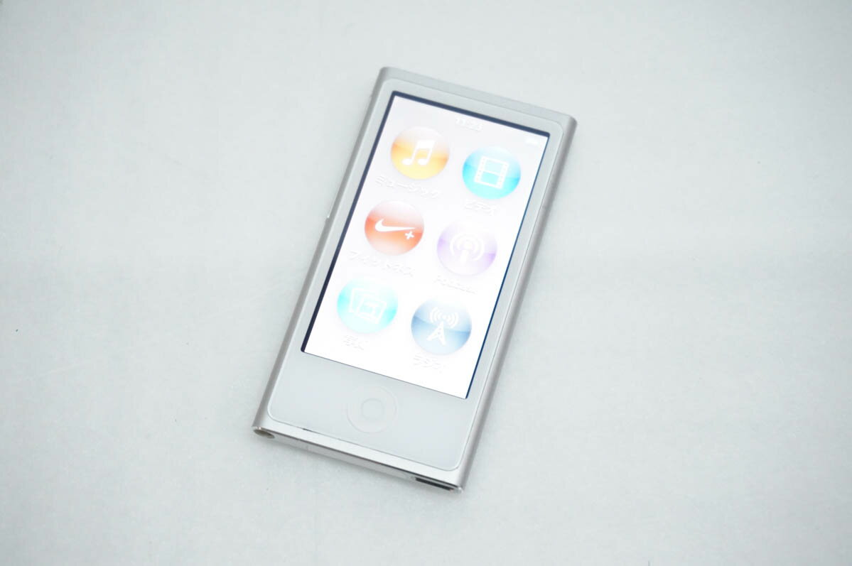 iPod nano - 【中古】Appleアップル 第7世代 iPod nano 16GB シルバー MD480J