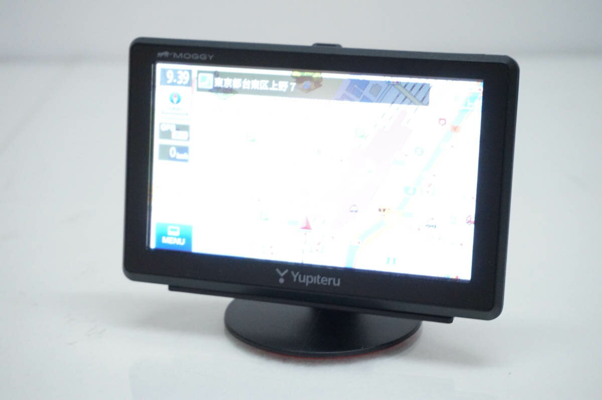 YUPITERU - 【中古】Yupiteruユピテル MOGGY ポータブルナビゲーション 5V型 YPL524 カーナビ