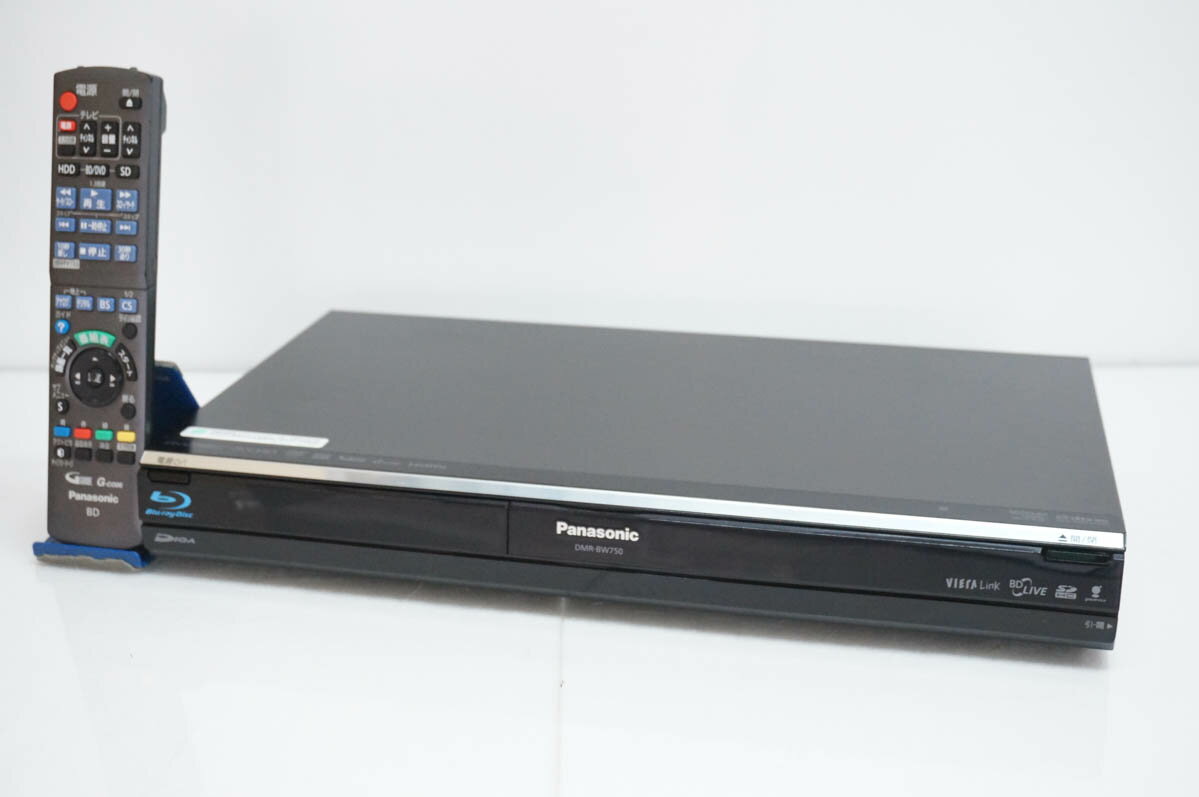 【中古】Panasonicパナソニック HDD搭載ハイビジョンブルーレイディスクレコーダー HDD320GB DMR-BW750-K