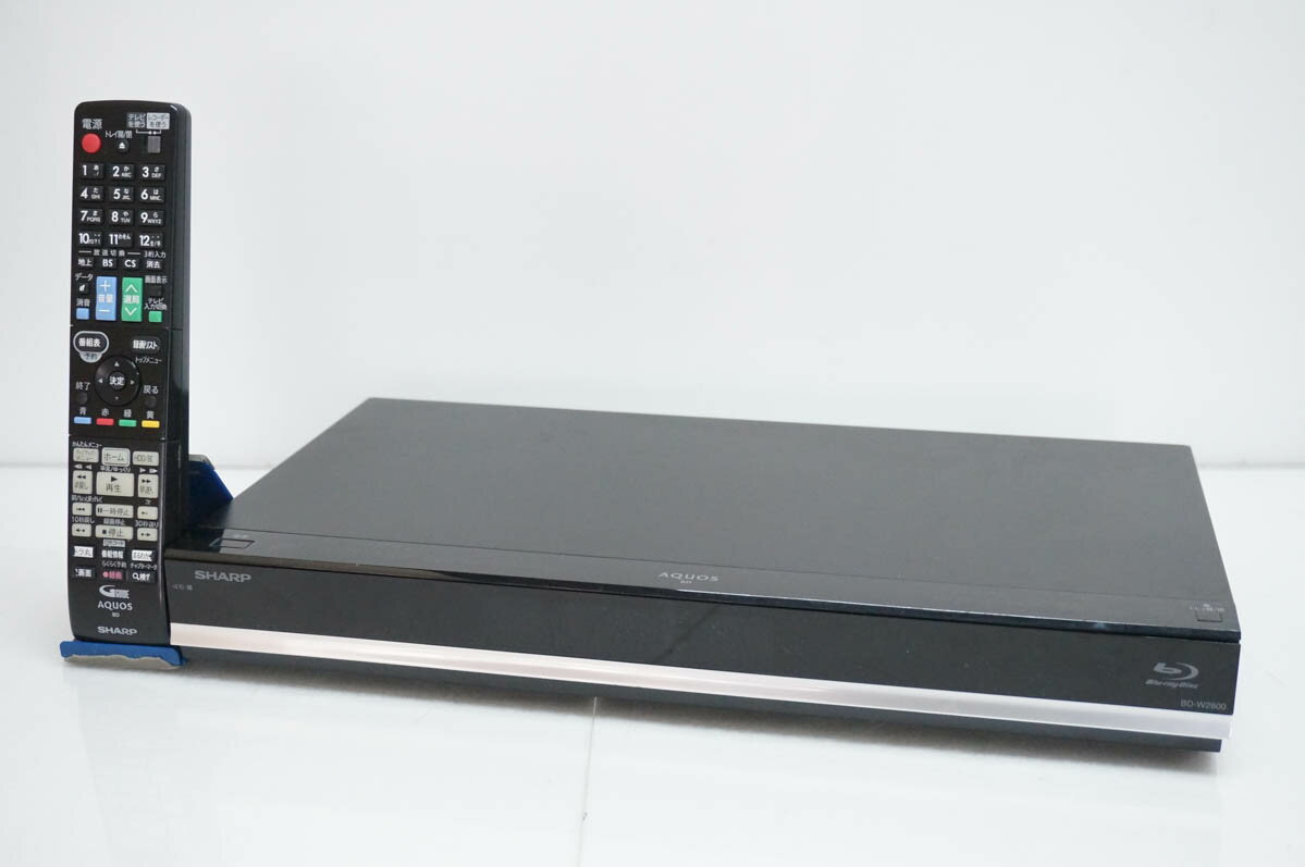 【中古】SHARPシャープ ブルーレイディスクレコーダー AQUOSアクオスブルーレイ ドラ丸 BD-W2800 HDD2TB 無線LAN内蔵