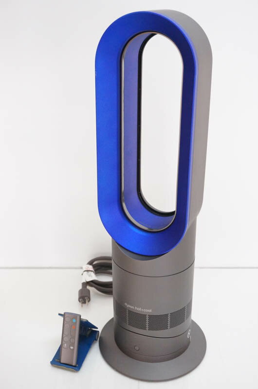 Rakuten - 【中古】ダイソンDyson Hot+Coolホットアンドクール ファンヒーター エアマルチプライアー AM09 IB アイアン/サテンブルー 扇風機