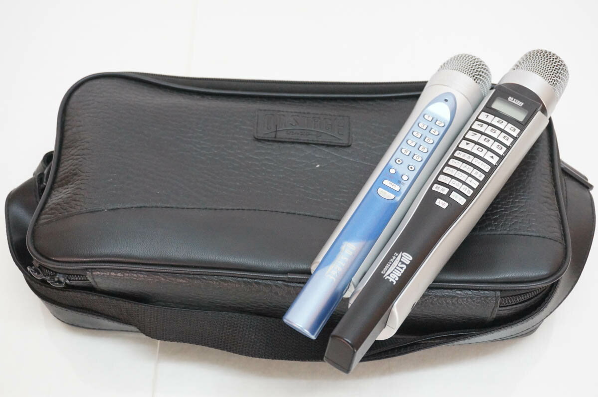 【中古】ON STAGE オンステージ 家庭用カラオケ Z-PK1200GT ペアマイク付き