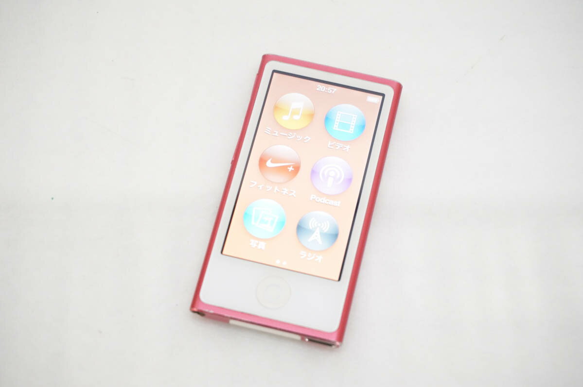 iPod nano - 【中古】Appleアップル 第7世代 iPod nano 16GB ピンク MD475J