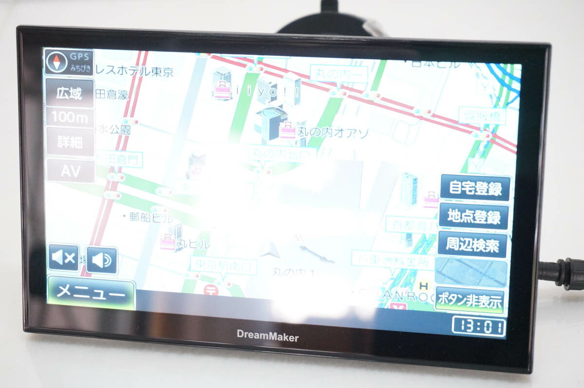 【中古】DreamMaker 9インチ カーナビ ピボット機能 みちびき TVレスモデル PN0904BT