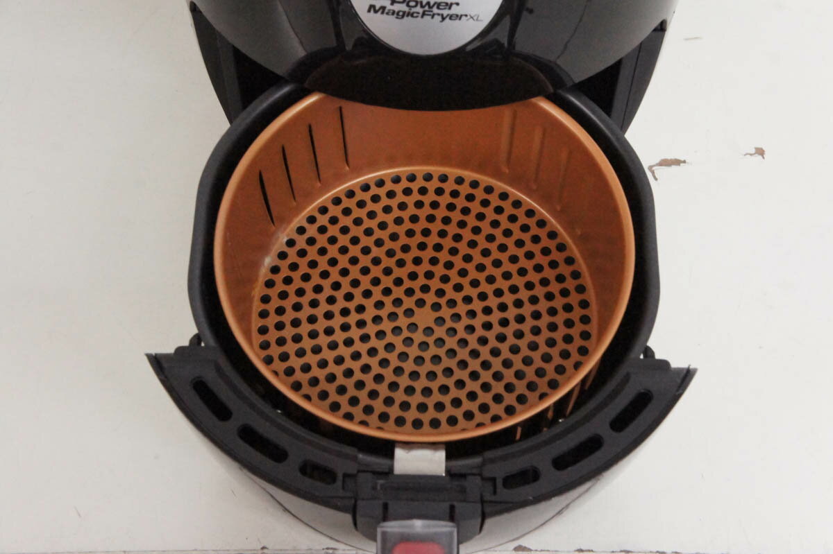 【中古】ダイレクトテレショップ パワーマジックフライヤーXL AF-240-BK 調理家電 脂肪をカット