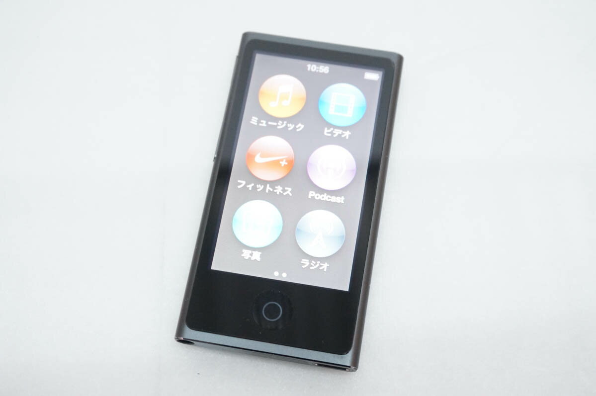 iPod nano - 【中古】Appleアップル 第7世代 iPod nano 16GB スペースグレイ MKN52J