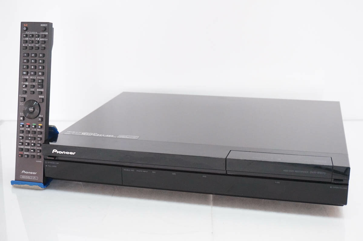 【中古】Pioneerパイオニア HDD&DVDレコーダー DVR-WD70 HDD500GB 地デジ対応 Wチューナー
