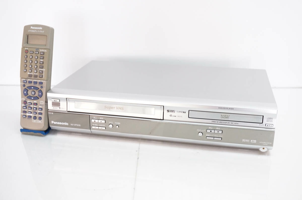 【中古】Panasonicパナソニック DVDプレーヤー一体型ビデオデッキ NV-VP50S