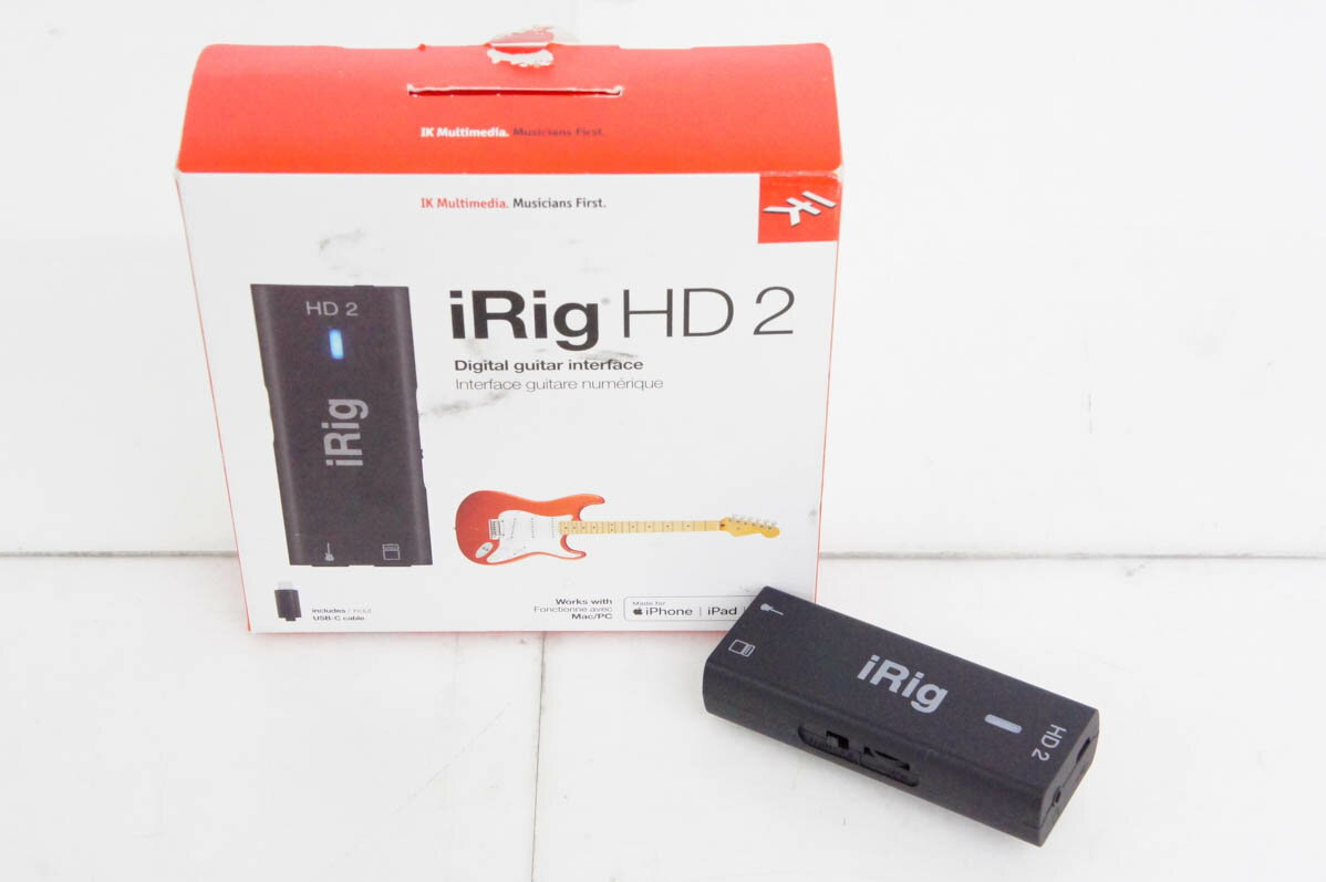 【中古】IK Multimedia iRig HD2 ギター/ベース用デジタルオーディオインターフェース iOSデバイス用