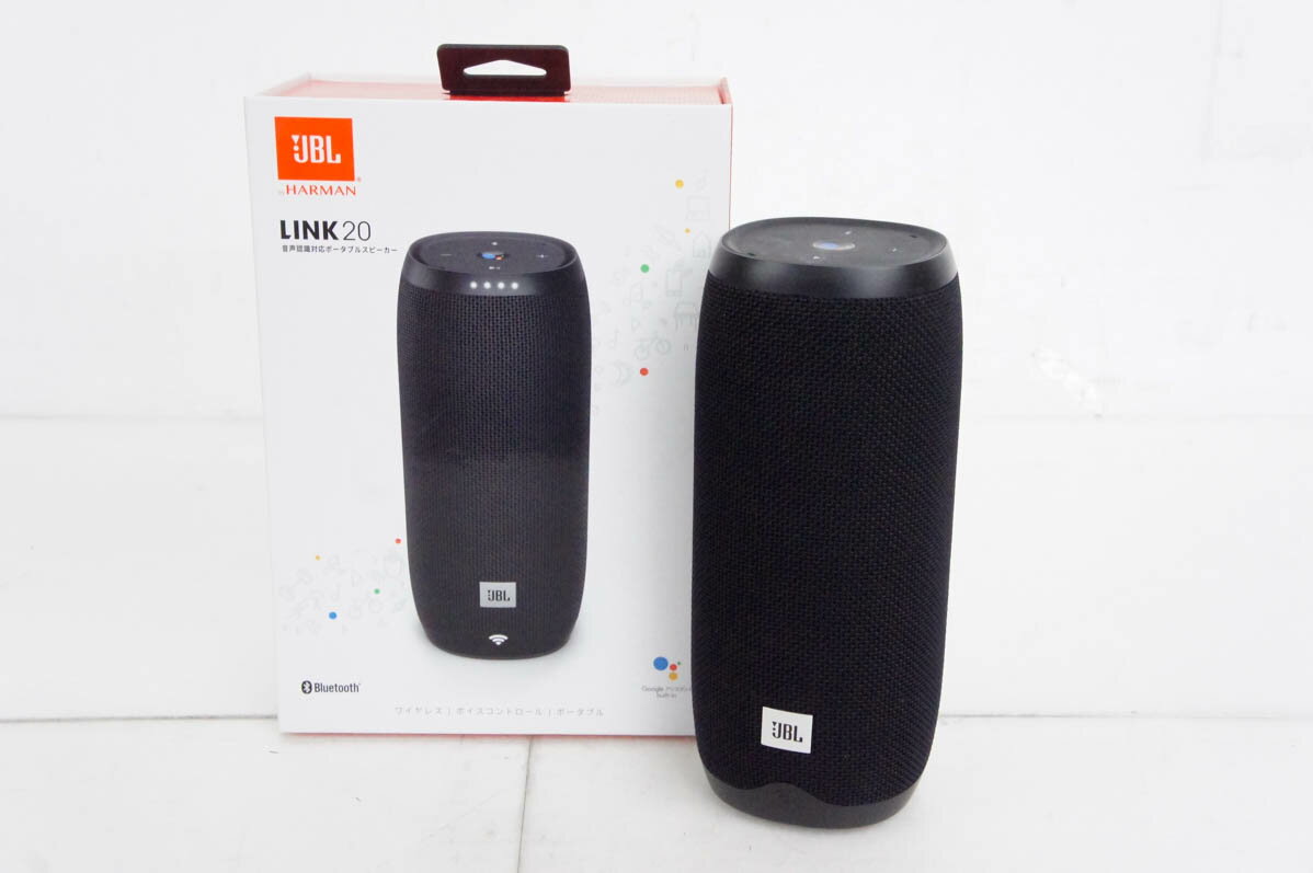 【中古】JBL Googleアシスタント搭載 スマートスピーカー LINK 20 ブラック