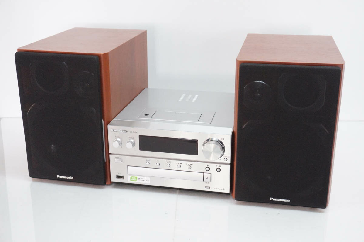 Rakuten - 【中古】Panasonicパナソニック CDステレオシステム iPod/iPhone対応 SC-PMX5 オーディオ