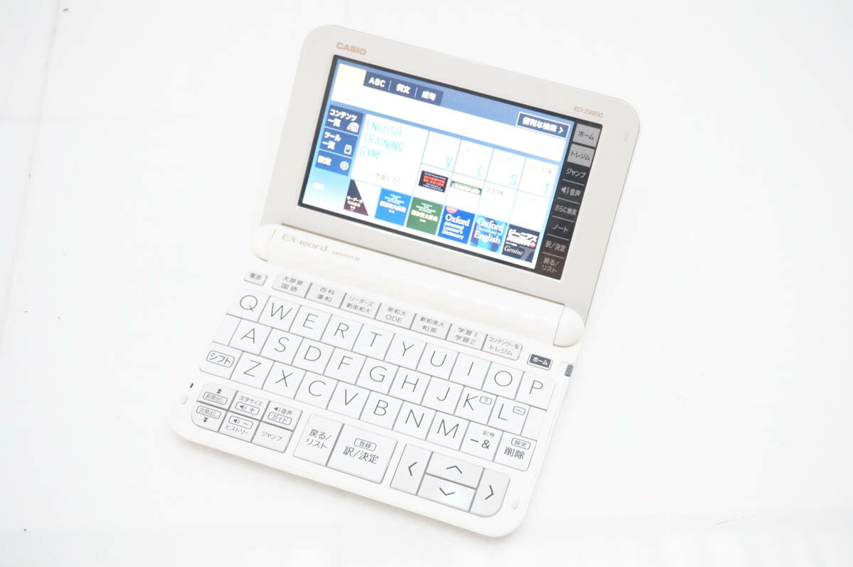 【中古】CASIOカシオ EX-wordエクスワード 電子辞書 XD-Z9800 DATAPLUS10 186コンテンツ