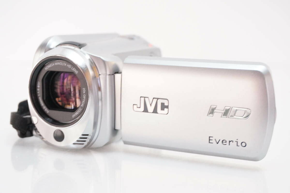 Rakuten - 【中古】JVC Victorビクター エブリオEverio フルハイビジョンデジタルビデオカメラ HDDタイプ GZ-HD500-S 80GB
