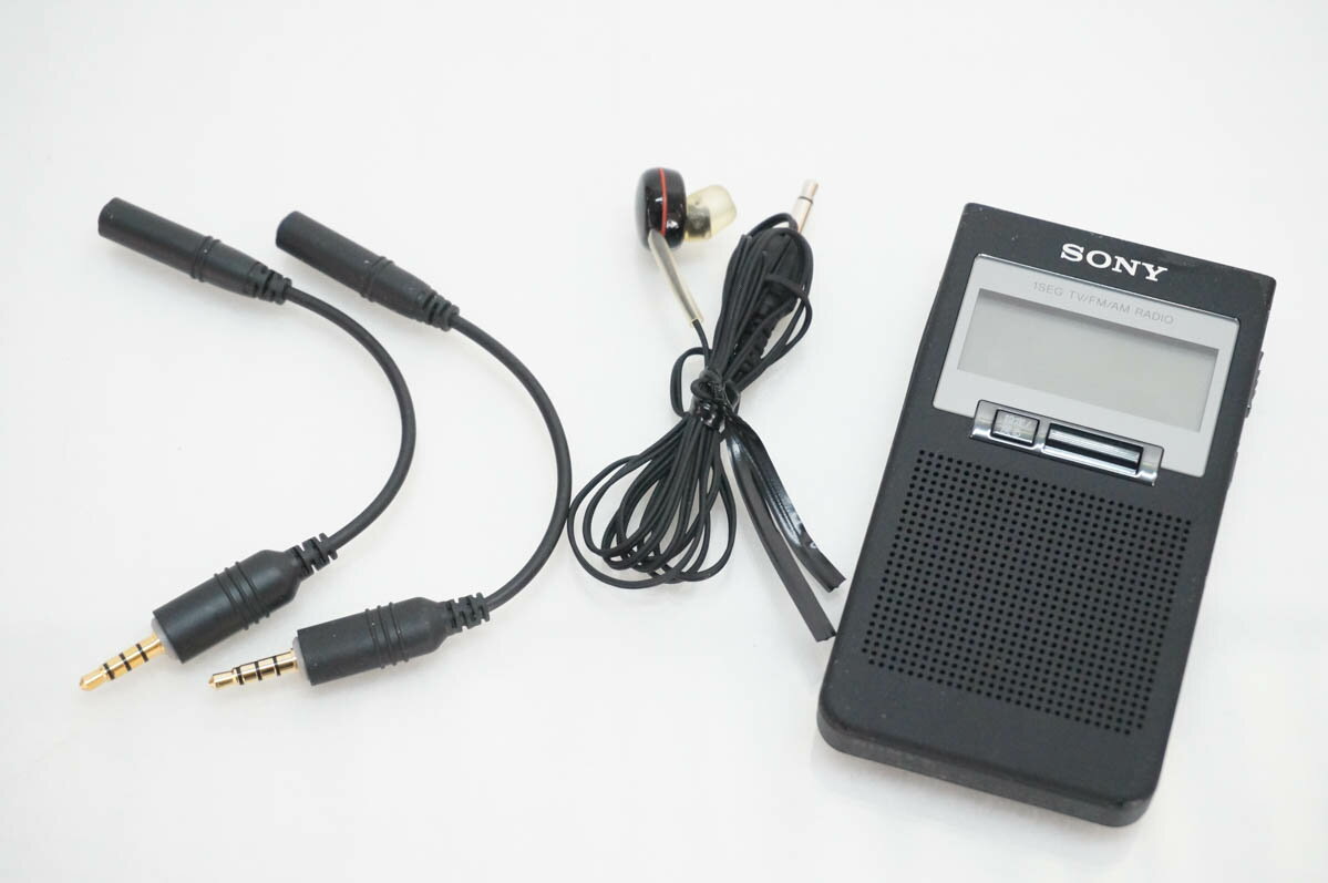 【中古】SONYソニー ポケットラジオ XDR-63TV ワンセグTV音声受信ポケッタブルラジオ AM/FMラジオ