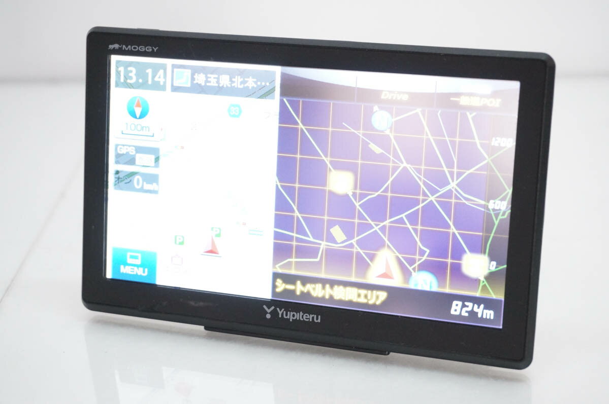 【中古】Yupiteruユピテル 7.0型 ワンセグ内蔵 ポータブルカーナビ YPB731