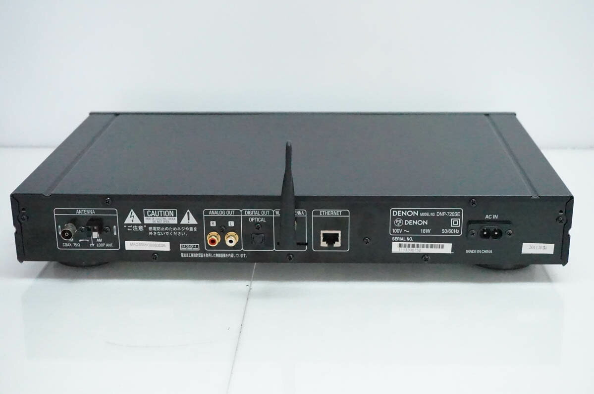 エスネットショップ楽天市場店の【中古】DENONデノン ネットワークオーディオプレーヤーDNP-720SE-K ハイレゾ音源対応｜アングル3