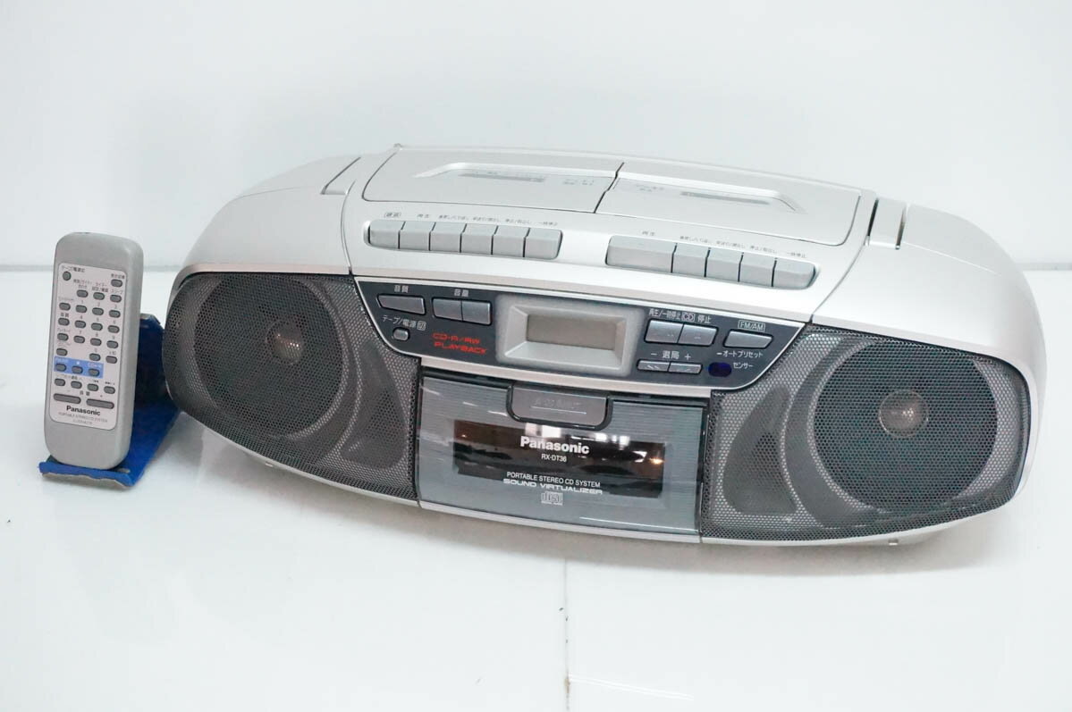 Panasonic - 【中古】Panasonicパナソニック ポータブルステレオCDシステム RX-DT36 オーディオ
