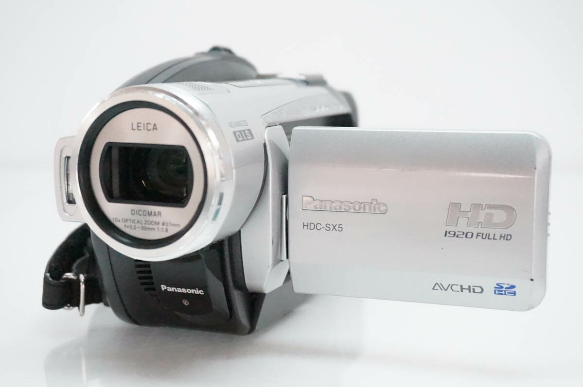【中古】Panasonicパナソニック デジタルハイビジョン SDビデオカメラ HDC-SD5-S