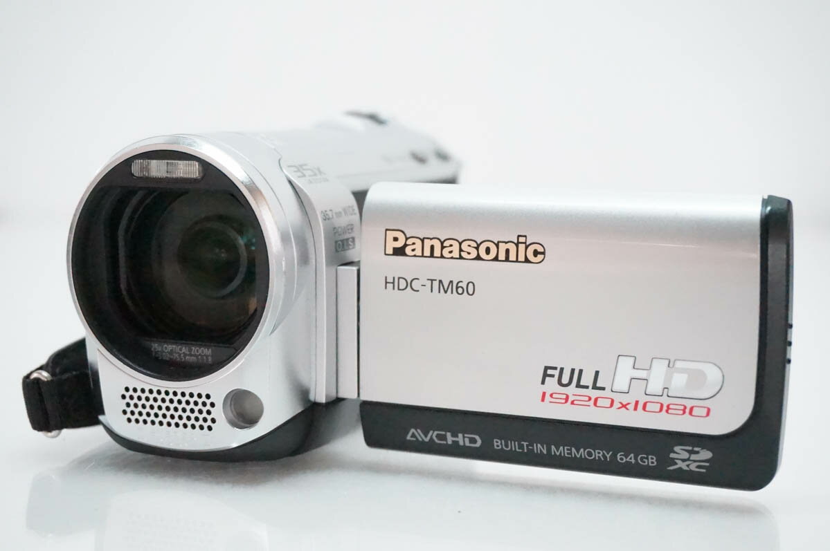 【中古】Panasonicパナソニック デジタルハイビジョンビデオカメラ HDC-TM60-S メモ ...