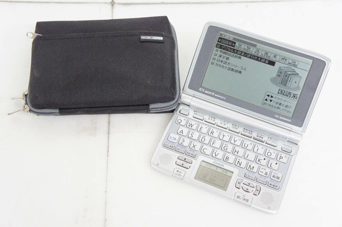 【中古】CASIOカシオ EX-word 電子辞書 XD-SW9400 DATAPLUS3 手書きパネル搭載 ビジネス・ 生活系充実..