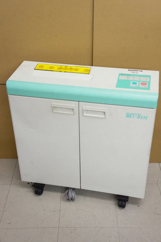 【中古】明光商会 電動シュレッダー MSV-D31C クロスカット A3サイズ 【らくらく家財宅急便】【代引不可】
