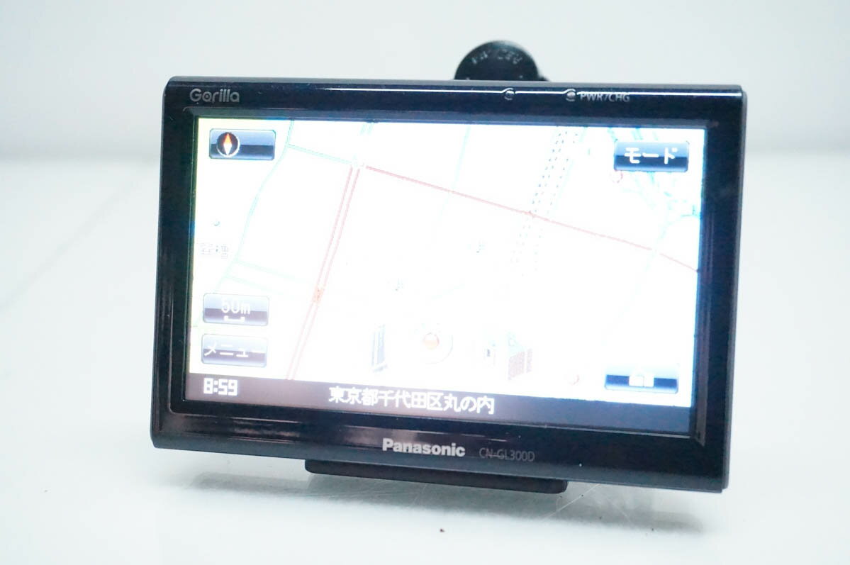 乐天商城 - 【中古】Panasonicパナソニック ポータブル 5V型 4GB SSDカーナビゲーション CN-GL300D