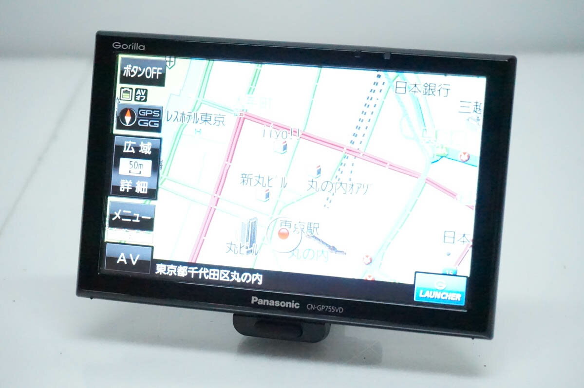 Portable Navigation - 【中古】Panasonicパナソニック 7型 SSDポータブルカーナビゲーション Gorilla CN-GP755VD