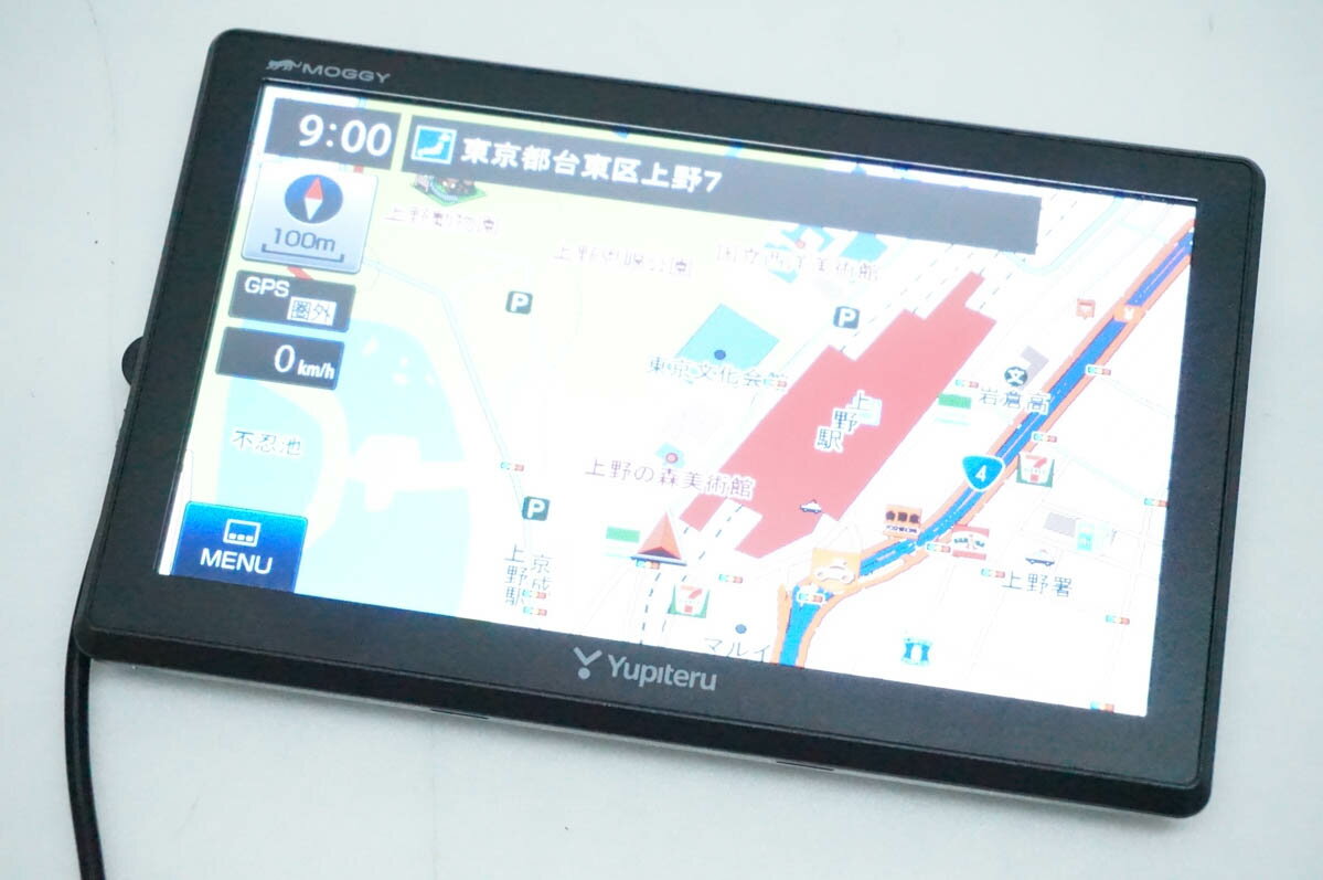 Portable Navigation - 【中古】Yupiteruユピテル 7V型 ワンセグ内蔵 ポータブルナビゲーション YPB742 カーナビ