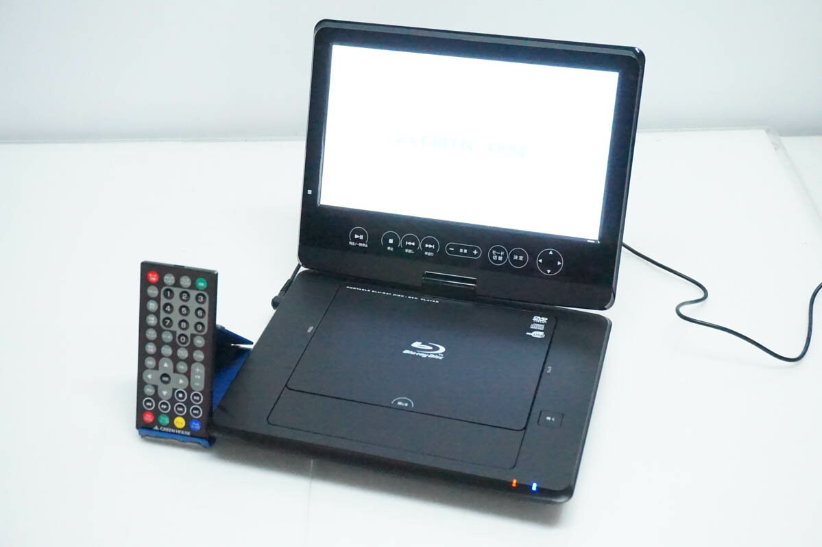 【中古】C GREENHOUSE 10型液晶ポータブルブルーレイプレーヤー GH-PBD100