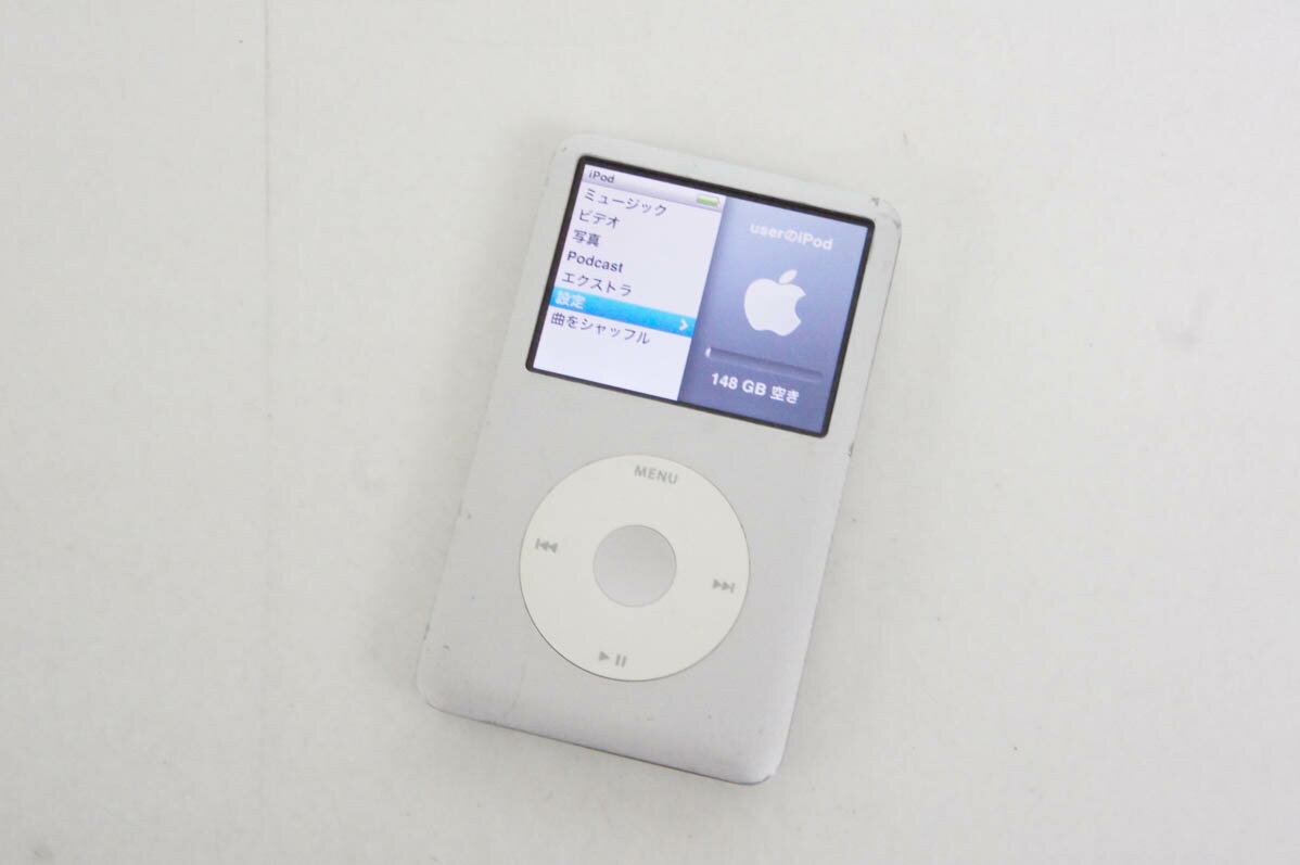 【中古】Appleアップル iPod classic 160GB シルバー MC293J