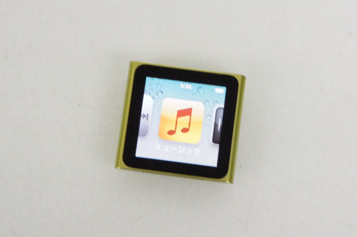 【中古】Appleアップル iPod nano 16GB グリーン 第6世代 MC696J/A