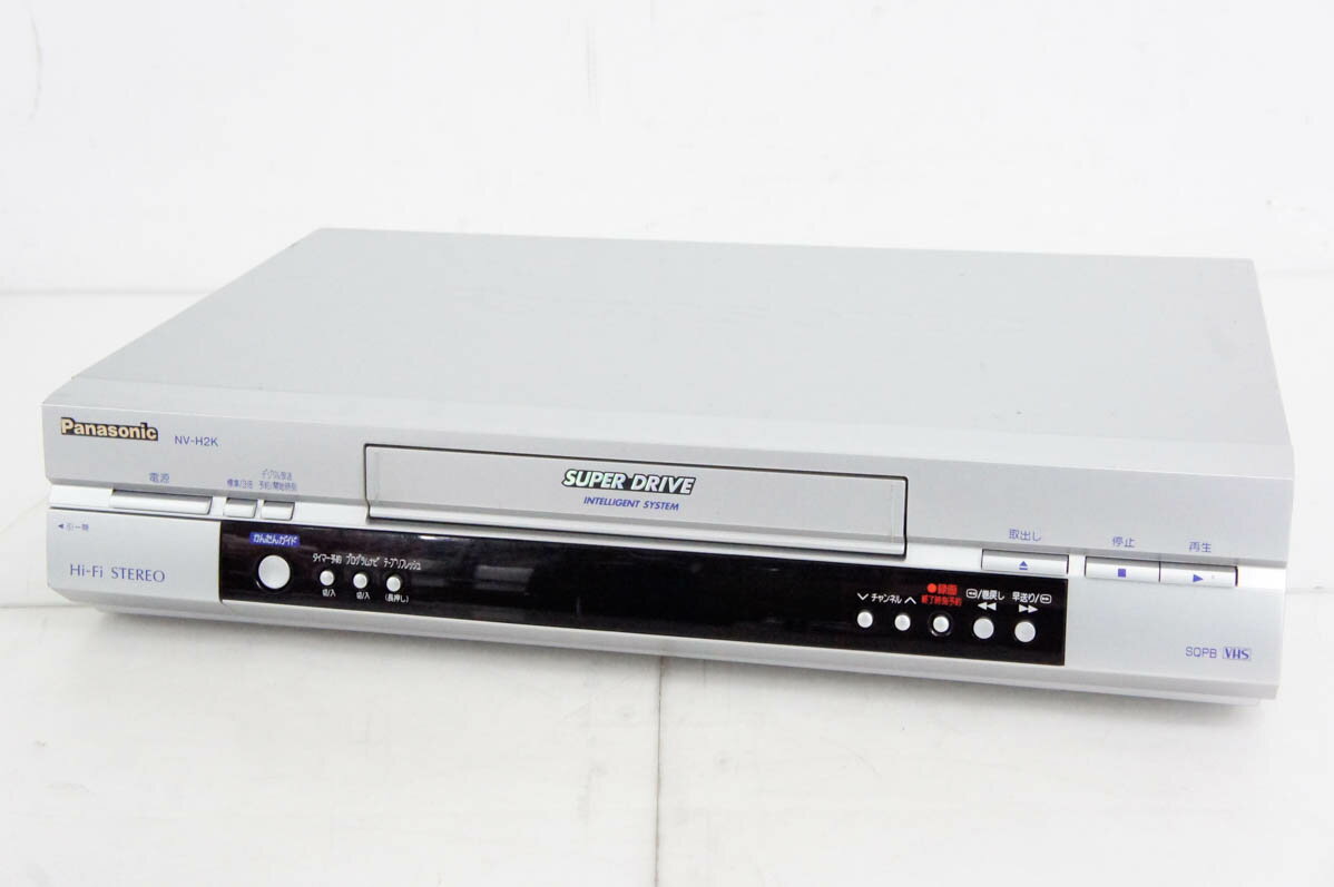 【中古】Panasonicパナソニック VHSハイファイビデオ ビデオデッキ NV-H2K