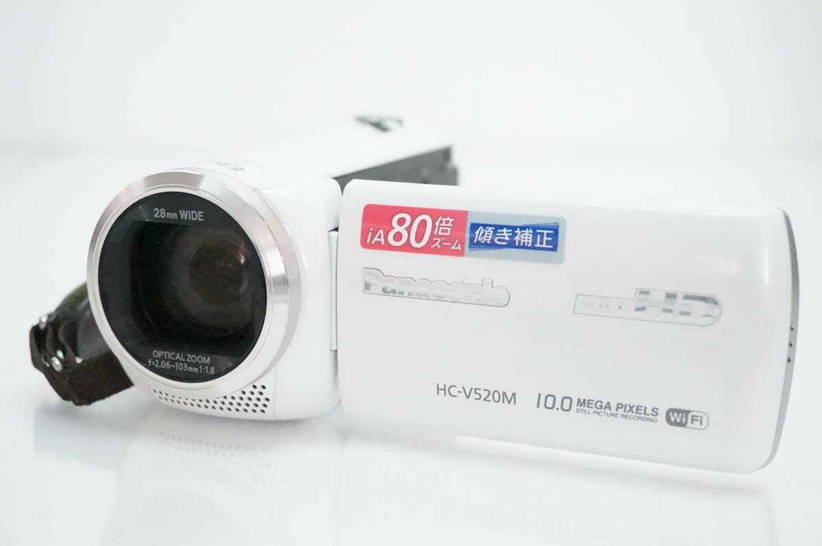 Rakuten - 【中古】Panasonicパナソニック デジタルハイビジョンビデオカメラ HC-V520M メモリータイプ 32GB