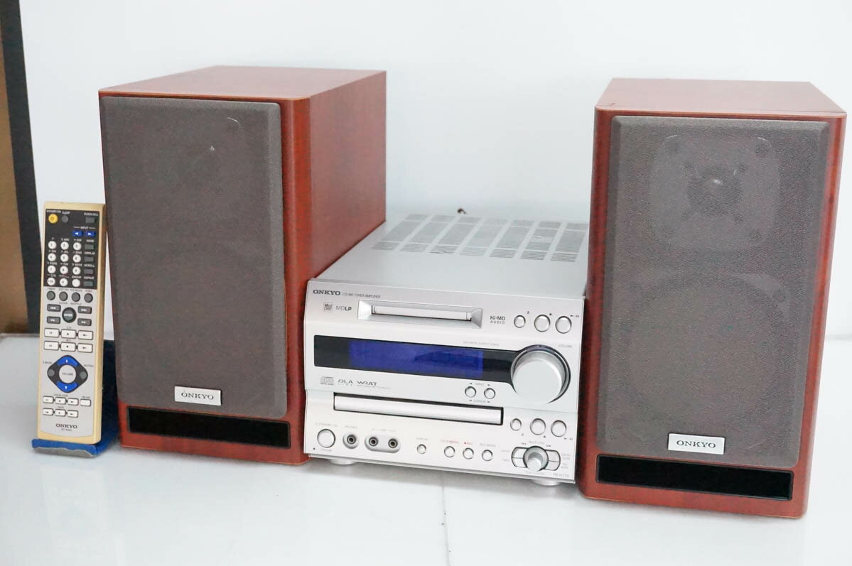 Rakuten - 【中古】ONKYOオンキヨー CD/MDチューナーアンプシステム X-N7TX ミニコンポ オーディオ