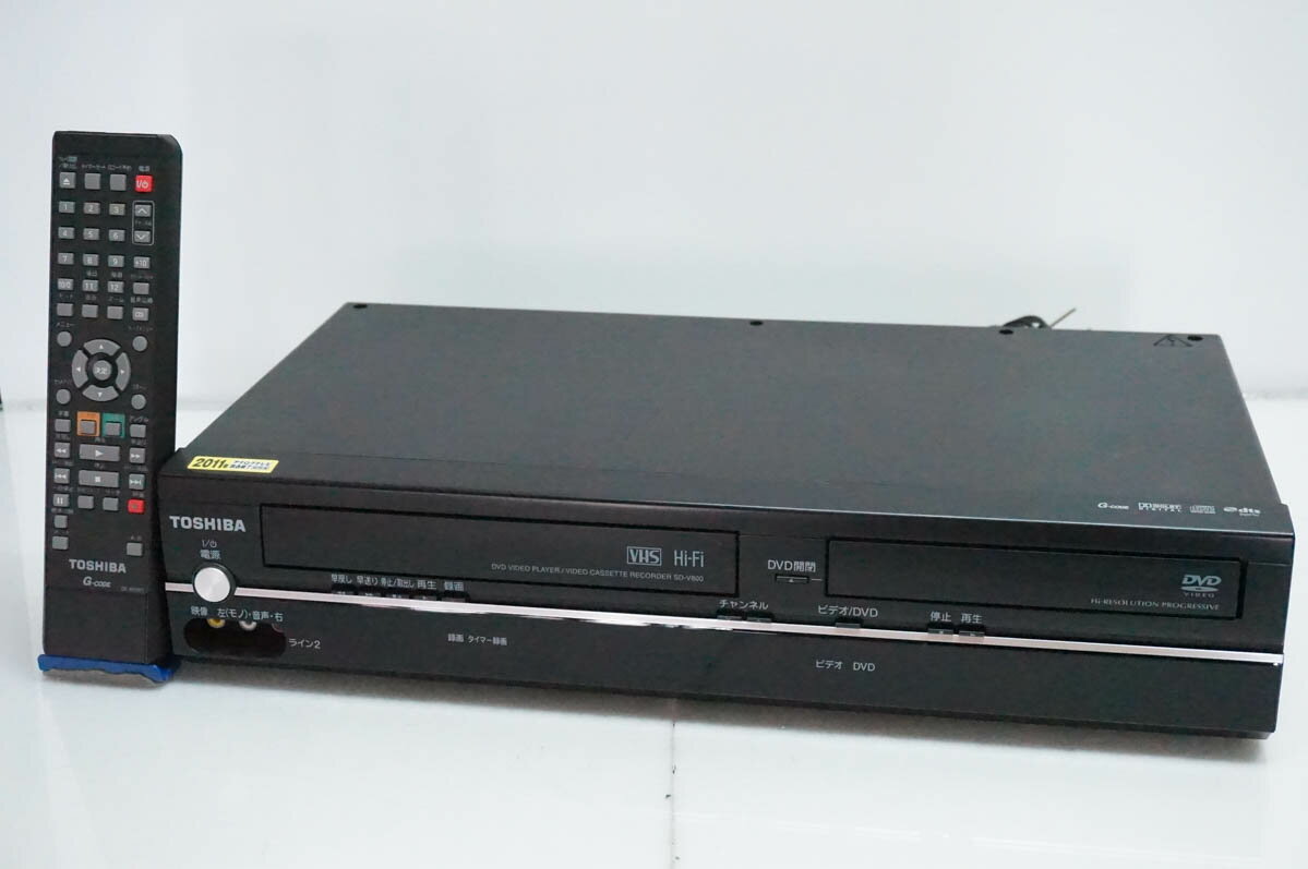 Other - 【中古】東芝TOSHIBA VTR一体型DVDビデオプレーヤー DVDプレーヤー一体型VHSビデオデッキ SD-V800