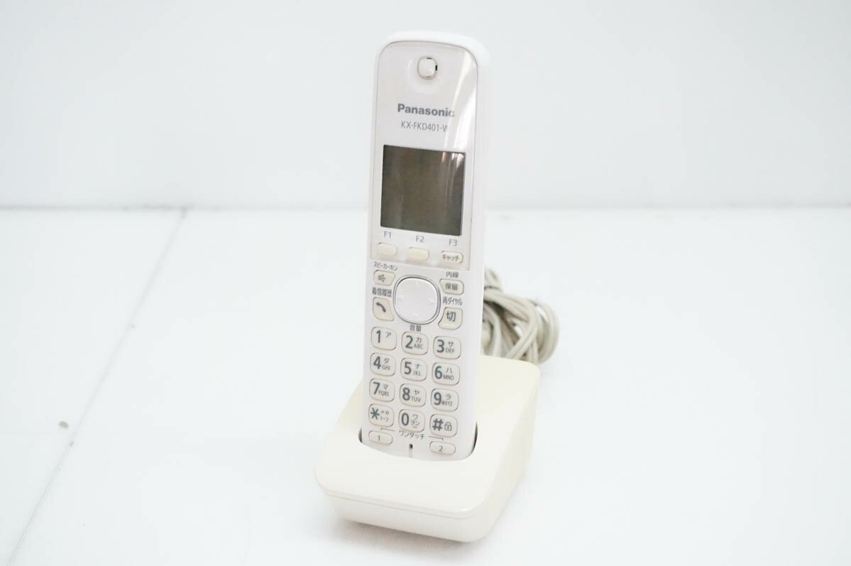 【中古】Panasonicパナソニック コードレス増設子機 KX-FKD401 電話機/FAXに