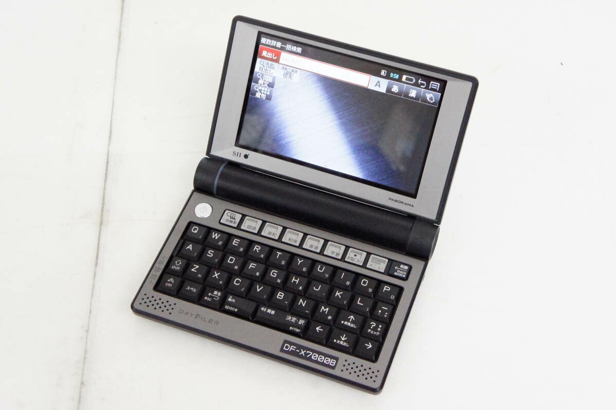 【中古】SII セイコーインスツル DF-X7000B 電子辞書 ビジネスモデル