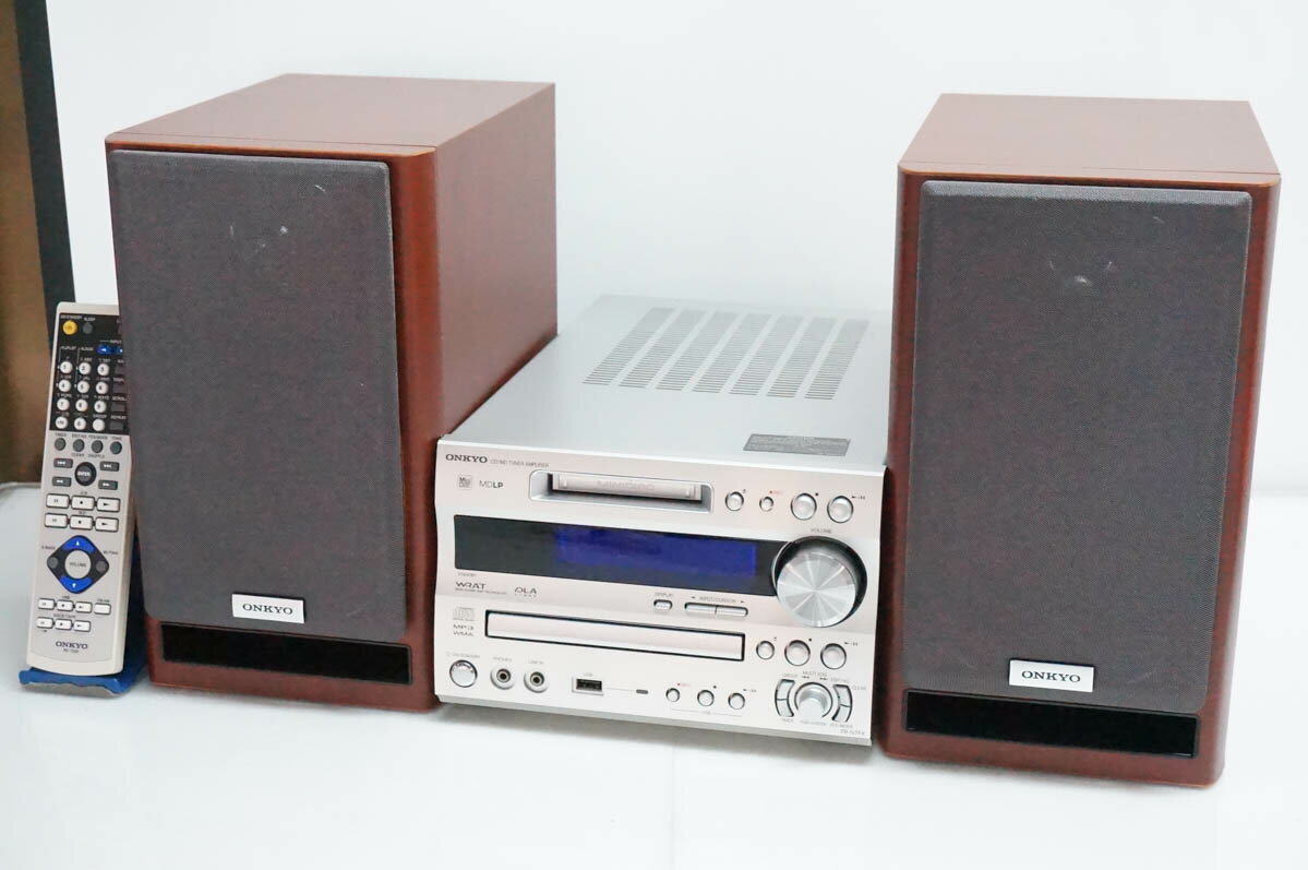 Rakuten - 【中古】C ONKYOオンキヨー CD/MDチューナーアンプシステム X-N7FX ミニコンポ オーディオ