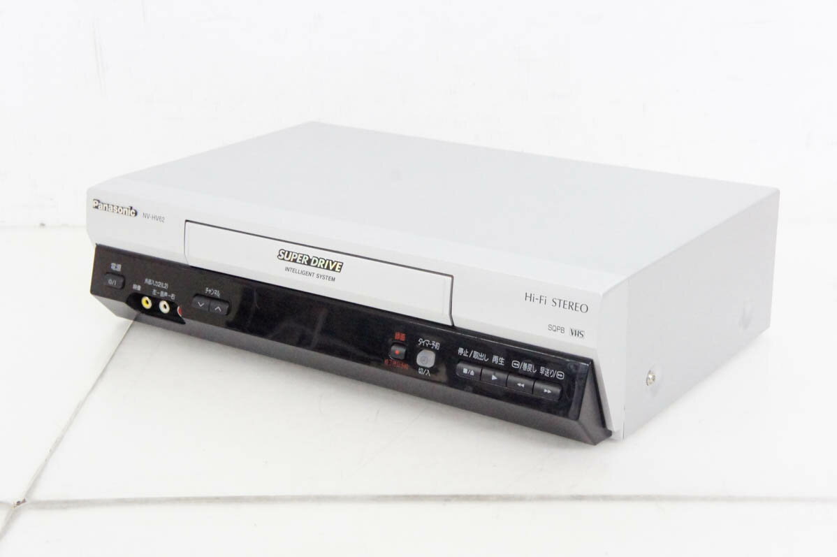【中古】C Panasonicパナソニック VHSハイファイビデオ ビデオデッキ NV-HV62-S