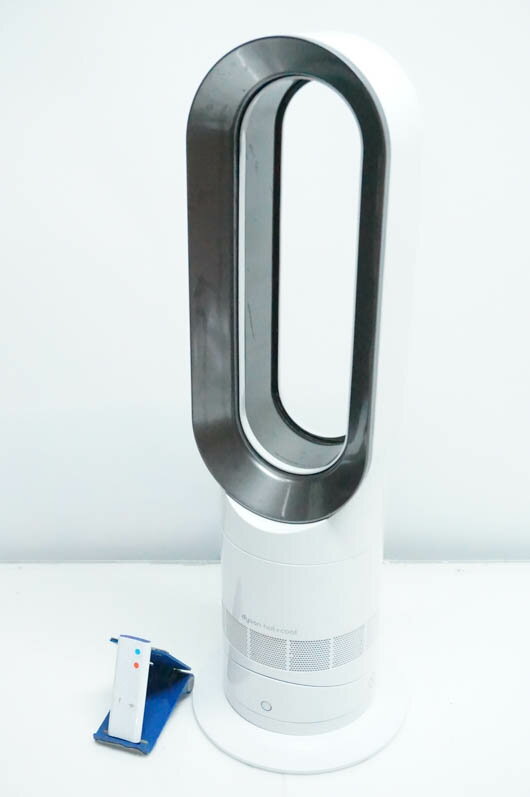 【中古】ダイソンDyson Hot+Coolホットアンドクール ファンヒーター エアマルチプライアー AM09WN ホワイト/ニッケル 扇風機