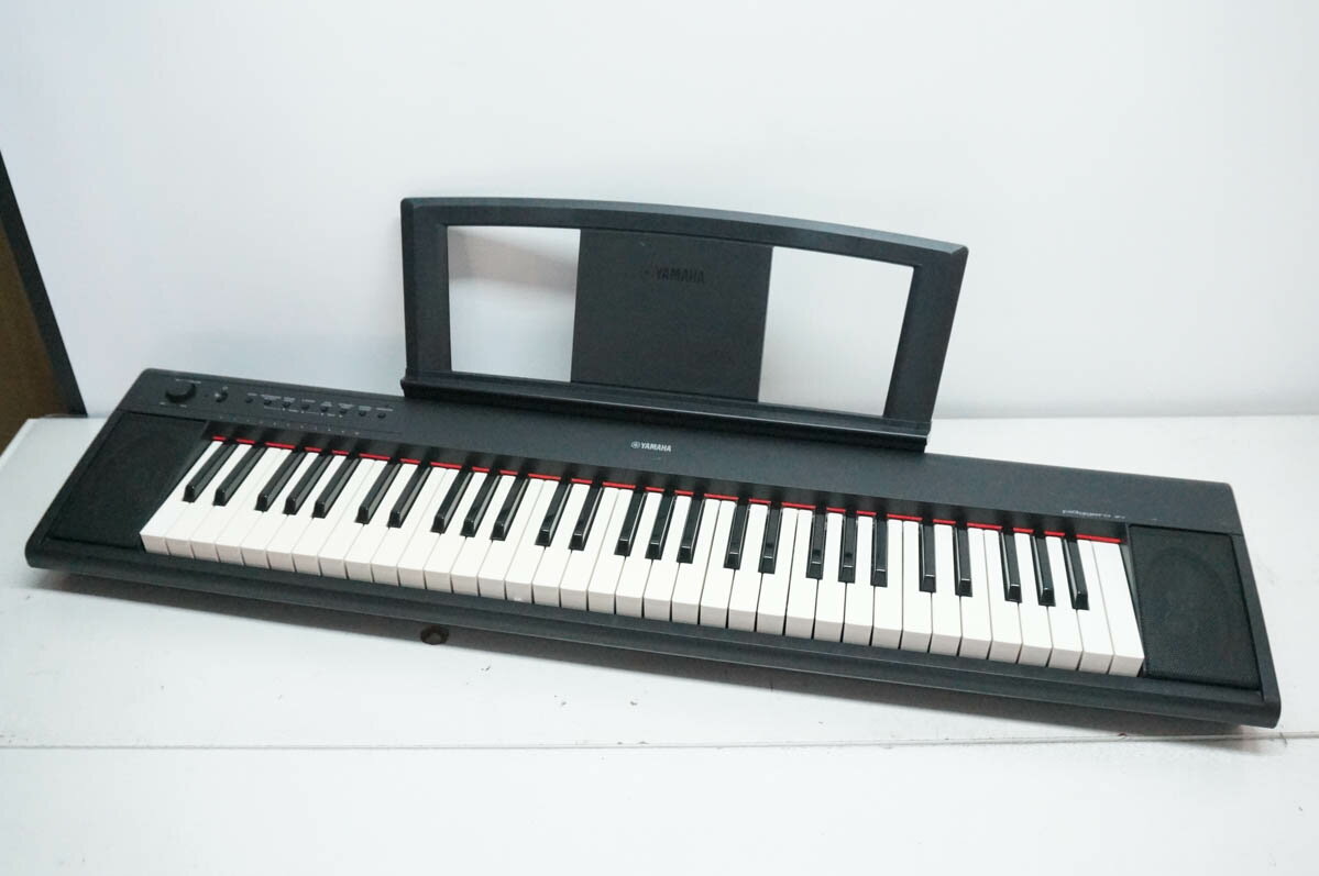 楽天市場】ピアジェーロ 電子キーボード piaggero np－11 ブラック