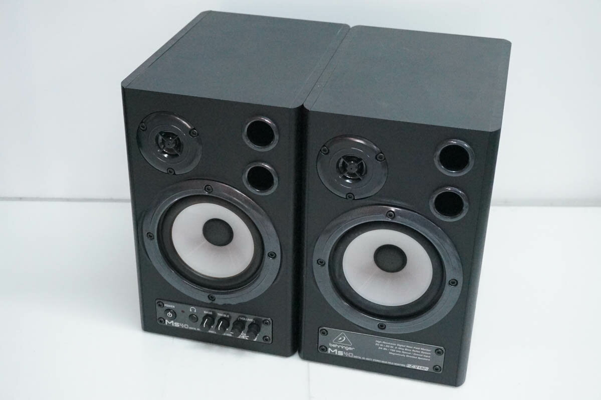 【中古】Behringerベリンガー スタジオモニター MS40 スピーカー