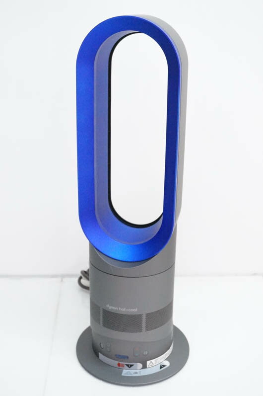 【中古】ダイソンDyson Hot Coolホットアンドクール ファンヒーター エアマルチプライアー AM05IB アイアン/サテンブルー 扇風機