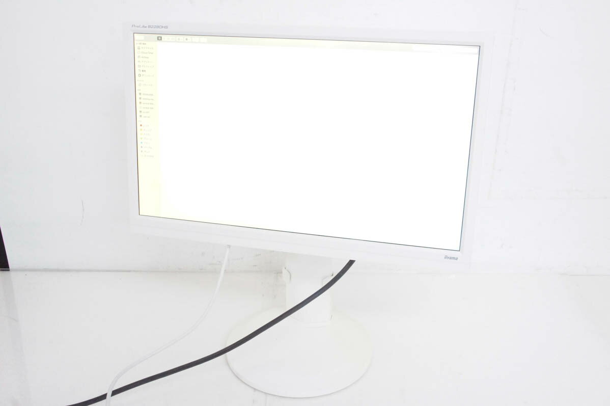 【中古】C iiyamaイイヤマ ProLite 21.5型フルHD液晶ディスプレイ B2280HS-W1 液晶モニター