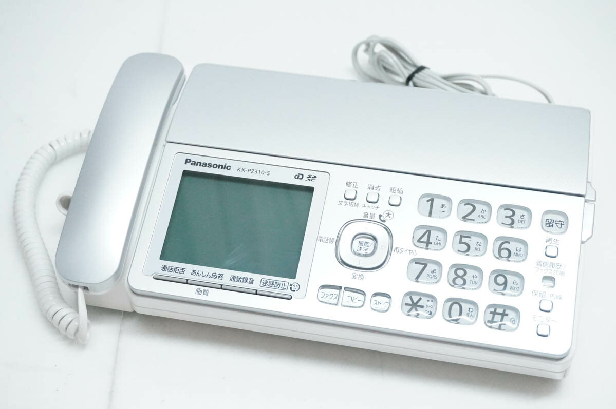 楽天市場】fax 電話機 パナソニック おたっくす kx-pz310dlの通販